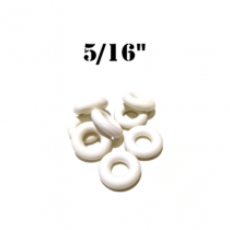 Premium 5/16"  White  Bumper Post Rings 
