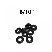 5/16"  Black Bumper Post Rings Premium