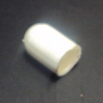 Silicone Bulb Cap condom White