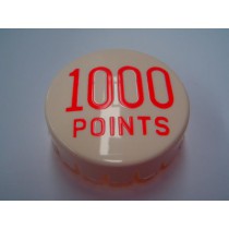 GOTTLIEB POP BUMPER CAP 1000 POINTS RED