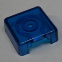 Target face - 3D square blue