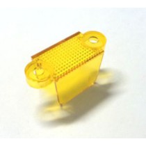 1-1/4" Translucent Double Sided Lane Guide - yellow