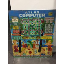 Atlas Computer gaming backglass
