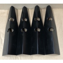 Leg Protector set of 4 black 