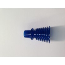 1-3/16” Finned / Ribbed Post - TRANSPARENT BLUE 