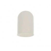 Silicone Bulb Cap condom White