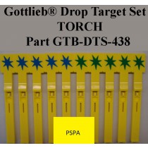 TORCH (GOTTLIEB) DROP TARGET SET (10)