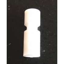 Narrow Plastic Post 1-1/16" Tall White