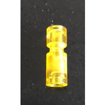 Narrow Plastic Post 1-1/16" Tall Yellow