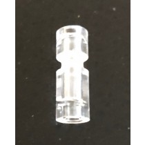 Narrow Plastic Post 1-1/16" Tall Clear