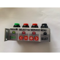 Stern 4-Button Service Assembly WITH DECAL