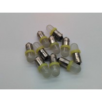PSPA 44 / 47 FROSTED LED YELLOW pack of ten 