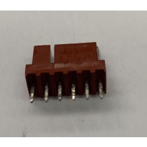 6h str sq pin .100 solid tab connector