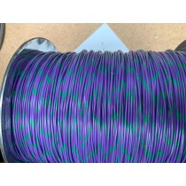 wire 22 g  purple and green