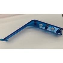 Plastic flipper return lane guide Blue 