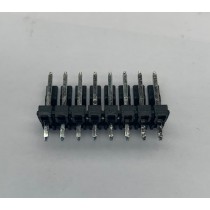 8h str sq pin .100 solid tab connector