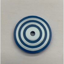 TARGET FACE - ROUND BLUE BULLSEYE with Rivet