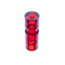 Narrow Plastic Post 1-1/16" Tall Red