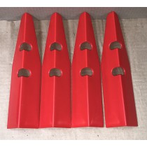 Leg Protector set of 4 red