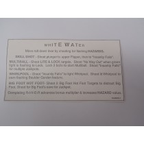 Whitewater card-instruction