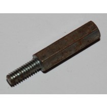post mf 8-32 x .88 zinc 1/4 hex