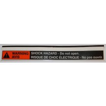 label warning shock hazard
