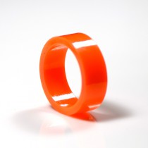 1" Mini flipper rubber High Gloss Super-Bands - orange 