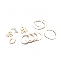 Premium 2-3/4" White Rubber Ring