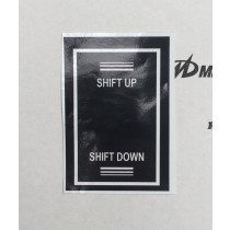 The Getaway cabinet Shift Up / Shift decal