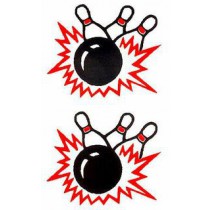 STRIKES & SPARES (BALLY) SPINNER DECALS