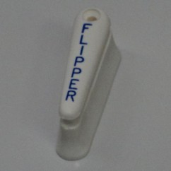 Plastic Flipper 2” Round Top White Gottlieb A 5093 A