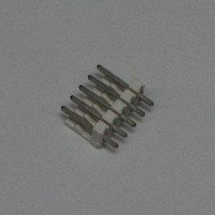 .156" 5 Position Male Locking Header 