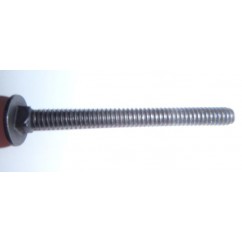 Carriage Bolt 1/4-20 x 2-7/16" RH black 