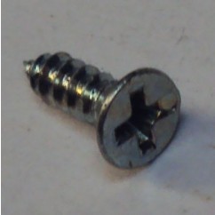 sheet metal screw #4 x 3/8 phillips flat head