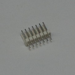 .100" 7 Position Male Locking Header