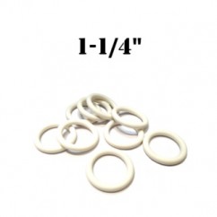 1Premium -1/4"  WHITE Rubber Ring