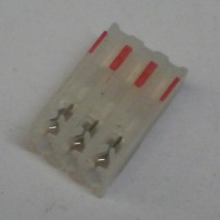 .156" (3.96mm) IDC 3-Position Connector For 22 Gauge Wire
