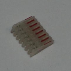 7 R CONNECTOR IDC mt/end 22/.100