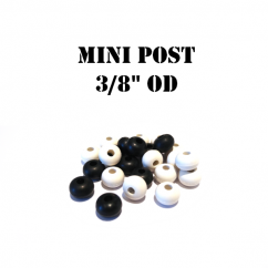 Premium 3/8" OD white  Mini Post Rubber