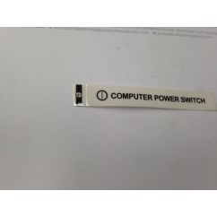 Computer power switch label 16-11096