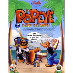 Popeye Saves the Earth rubber kit - WHITE
