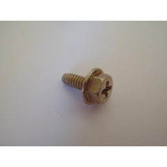 yellow hex screw with built in washer