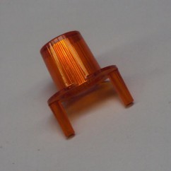 dome jet bumper transparent orange