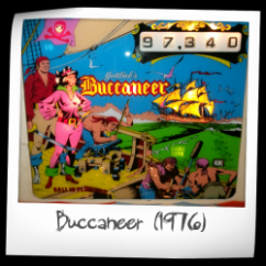Buccaneer (Gottlieb) Rubber Kit (Black, White, Translucent)