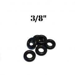 3/8" Black Bumper Rings Premium