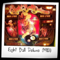 Eight Ball Deluxe (Bally)  Rubber Kit (Black, White, Translucent)