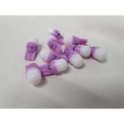 PSPA 2SMD 555 FROSTED PURPLE LED 10 PACK OF GLOBES