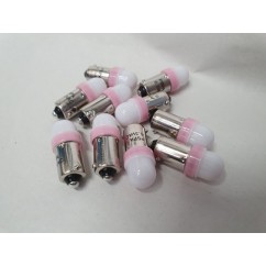 PSPA 2SMD 44/47 FROSTED PINK LED 10 PACK OF GLOBES