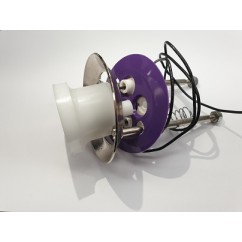 Complete upper pop bumper assembly Purple skirt