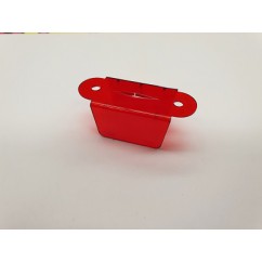 2-1/8" Double Sided Lane Guide - translucent red